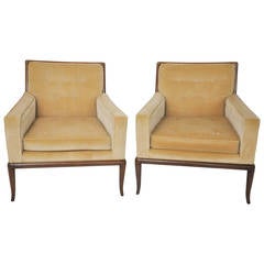 T.H. Robsjohn-Gibbings Pair of Lounge Chairs