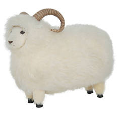 Vintage A Life size Decorative Sheep