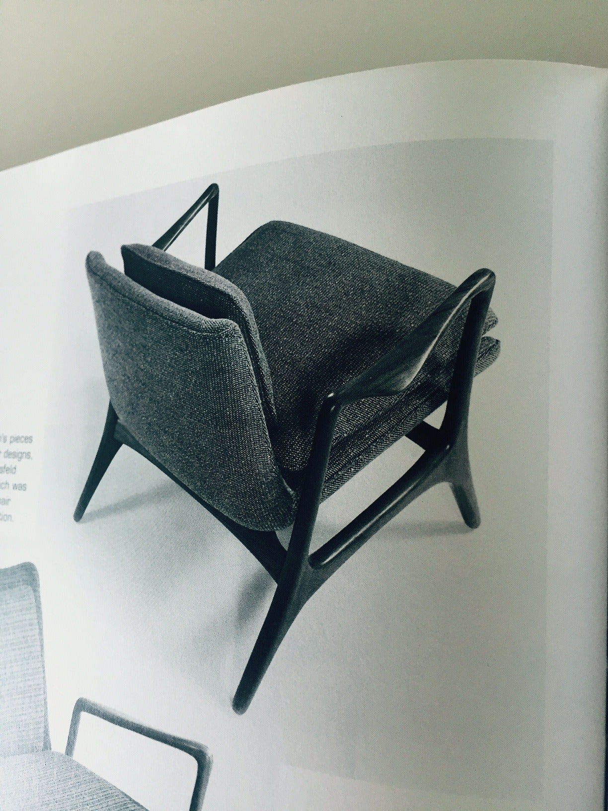 Vladimir Kagan Sculptural Lounge Chair at 1stDibs