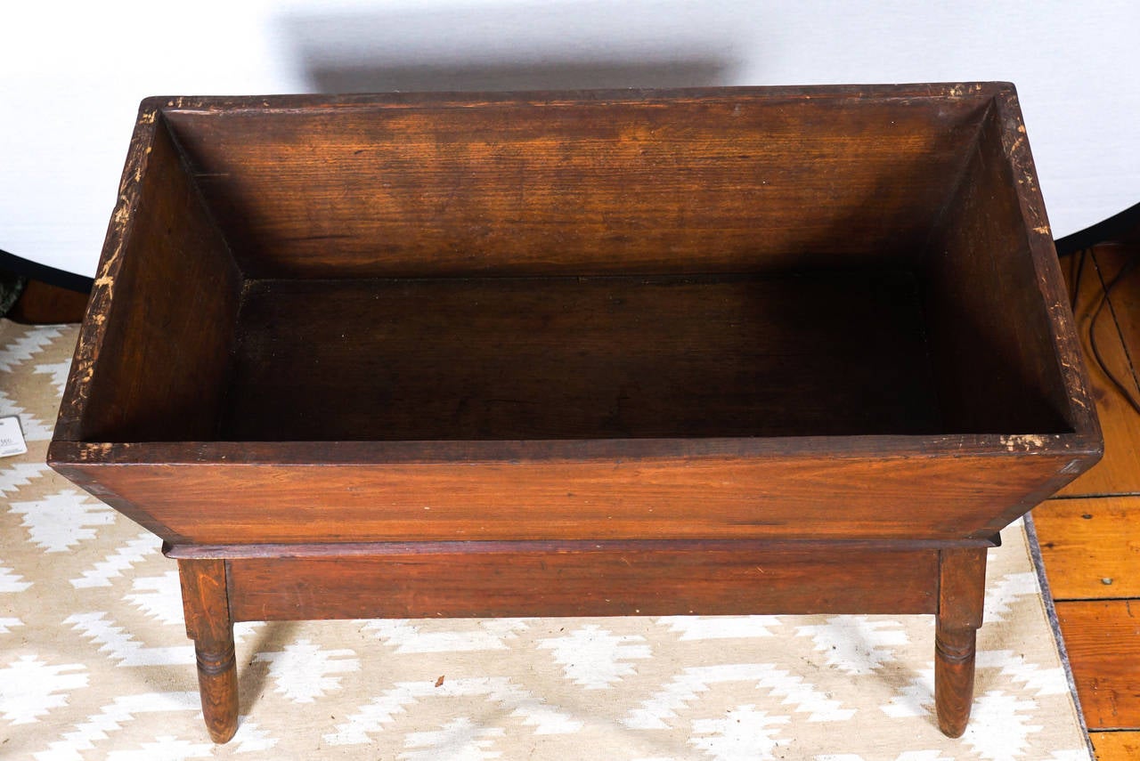 American Colonial 19th Century American Dough or Trough Table For Sale