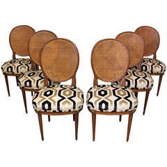Set Of 6 American Directoire Style Side Chairs Early 20th C Set Of 6 American Directoire Style Side Chairs Early 20th C