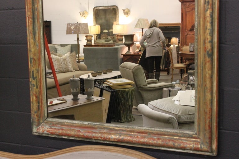 19thC French Mirror with Original Mirror 1