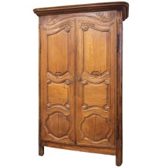 18th c. French Carved Armoire