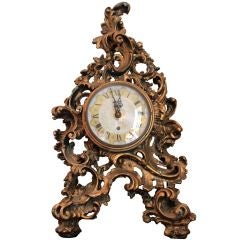 Antique 19th C Italian Rococo Clock