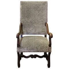 19thc French Throne Chair