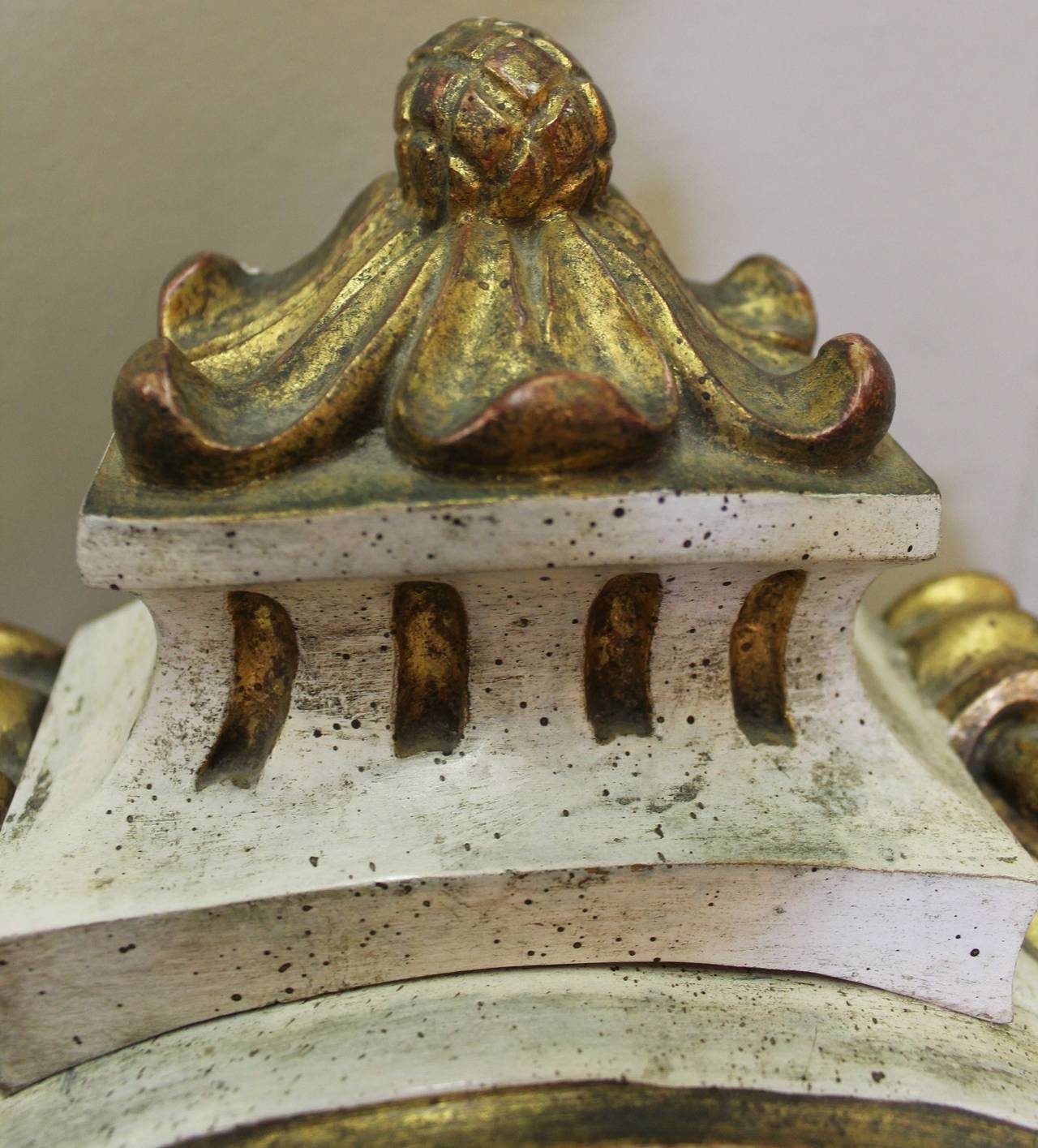 Italian Florentine Gilt Grandmother Clock