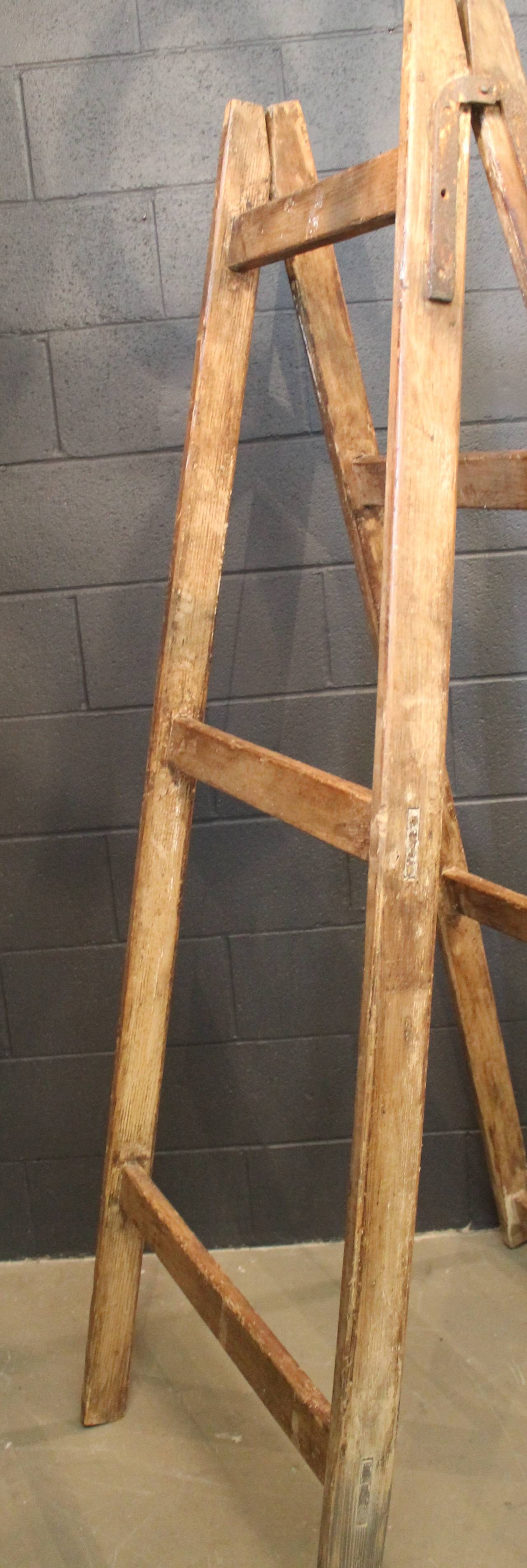 Swedish Folding Ladder, 19th Century For Sale 5