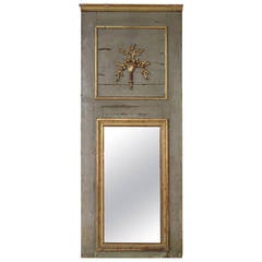 18th Century French Trumeau Mirror