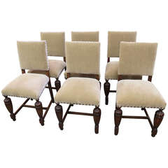 1920s English Tudor Style Dining Chairs