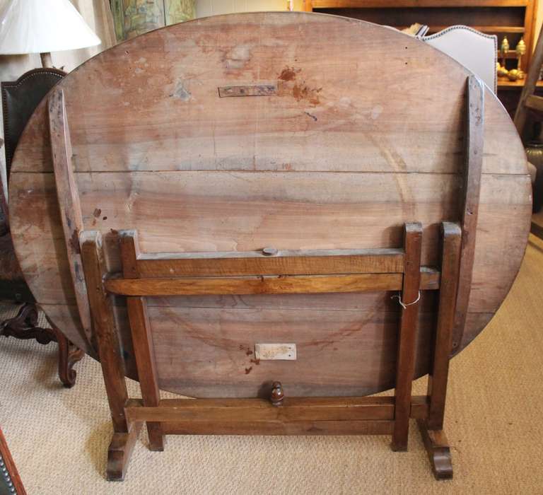 19th Century French Oval Wine Table 4