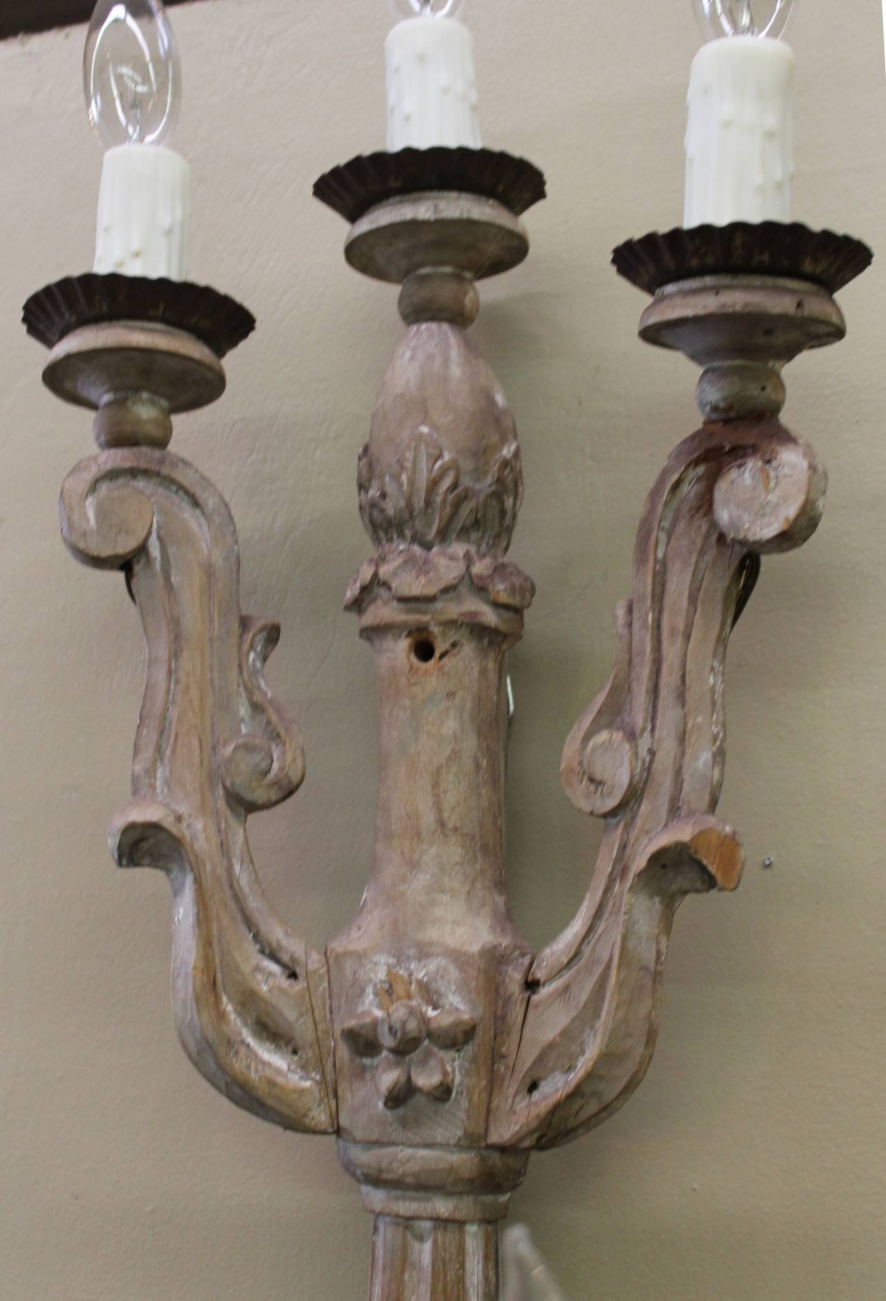 Three-Tiered Italian Sconce