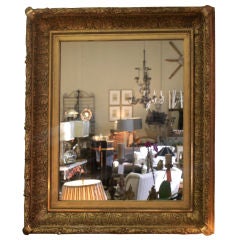 19th C American Water Gilded Frame with New Mirror