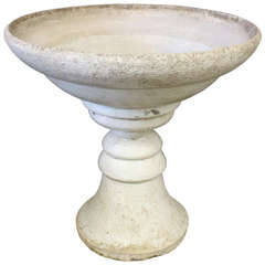 Antique Late 19th Century Large French Planter or Fountain on Stand