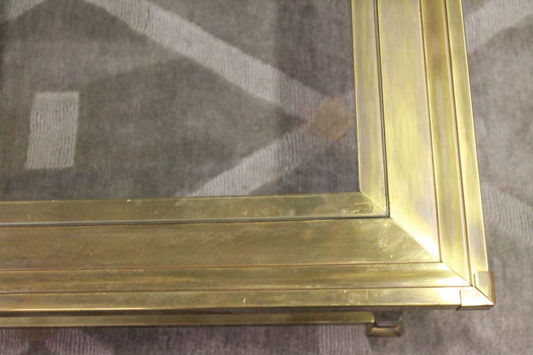 Midcentury Brass Coffee Table by Mastercraft 5