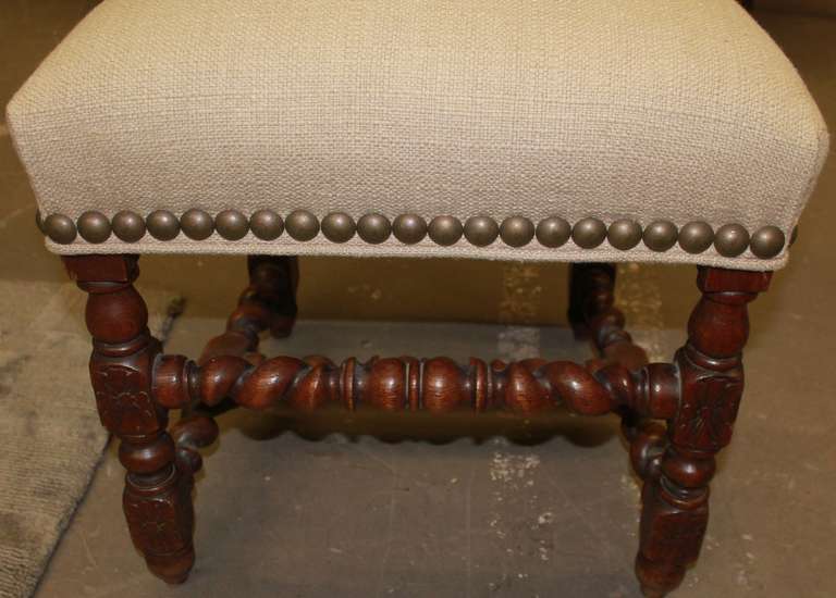 19th Century French Barley Twist Chairs 4