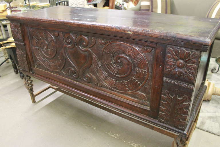 19th Century Italian Coffer or Cassone In Good Condition In Charlotte, NC