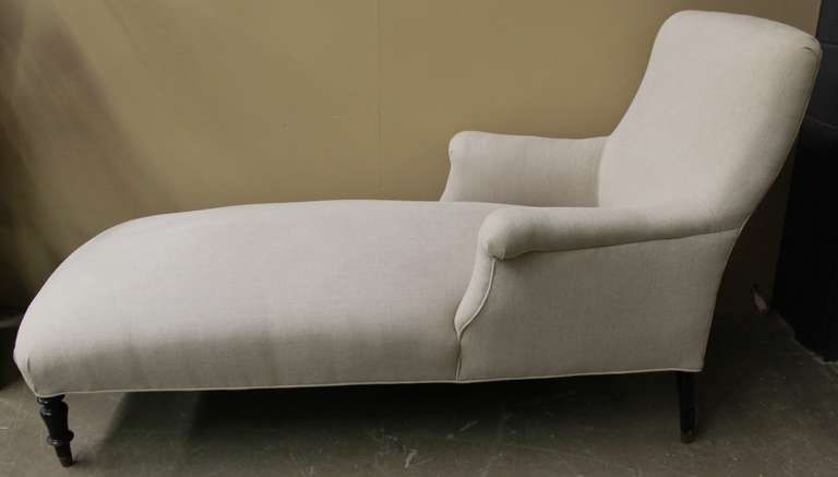 19th Century French Louis Phillipe Style Chaise Lounge 3