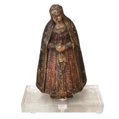 18th C Italian Woman on Lucite