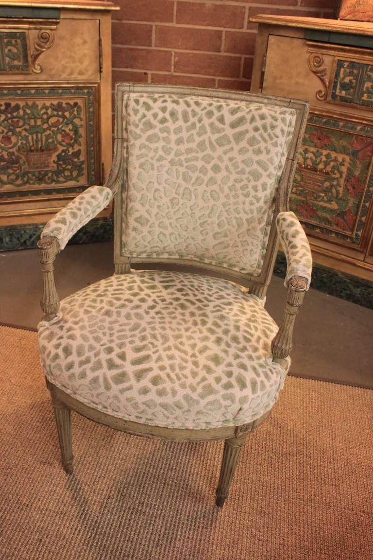 Beautiful Directoire Period Fautiel Chair