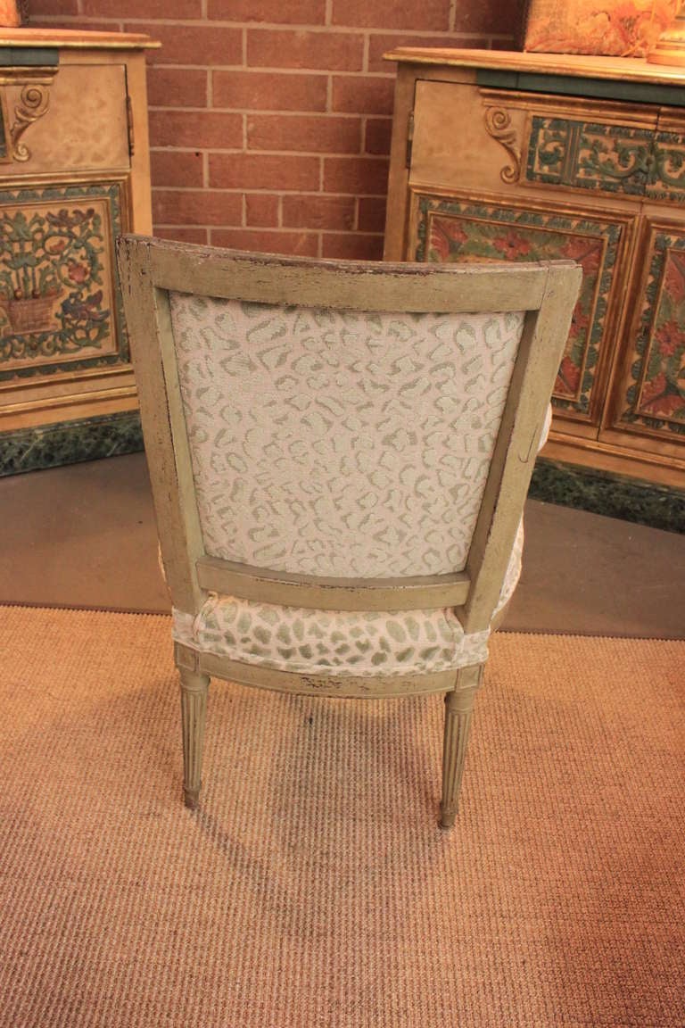 Beautiful Directoire Period Fautiel Chair In Excellent Condition For Sale In Charlotte, NC