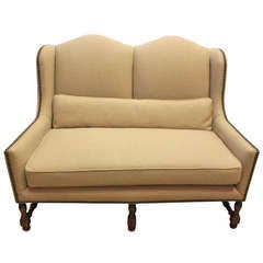Country French Humpback Settee
