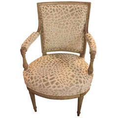 Beautiful Directoire Period Fautiel Chair
