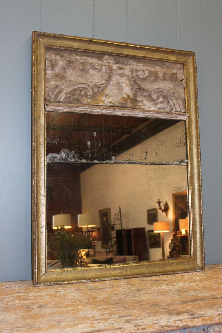 18thC French Fragments Married with 19thc or Older Mirror, Really Beautiful Piece