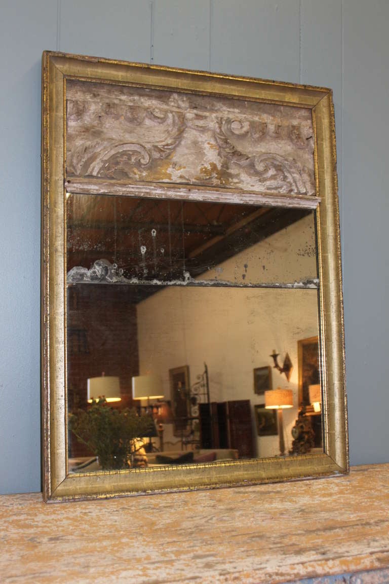 Fabulous 18th Century French Fragments as Mirror In Excellent Condition In Charlotte, NC