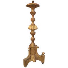 Fabulous Large French 19thc Altar Stick Candlestick