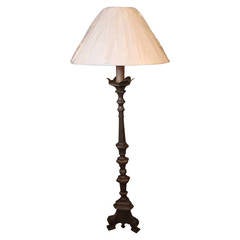 French Bronze Standing Lamp