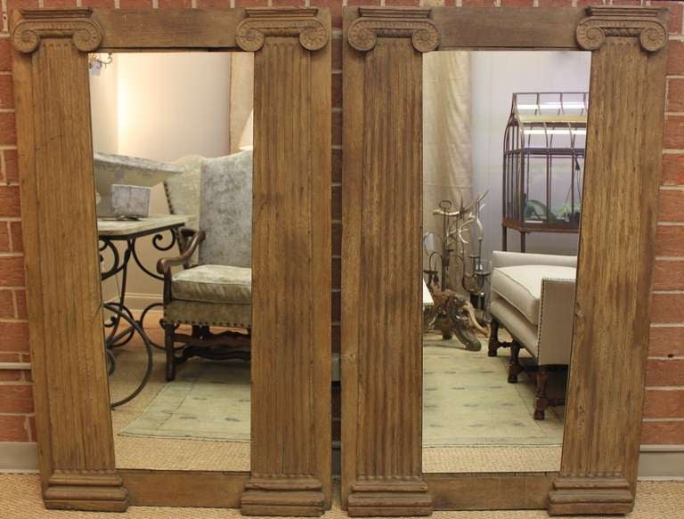 Fabulous Pair of 18th Century French Fragments as Mirrors
