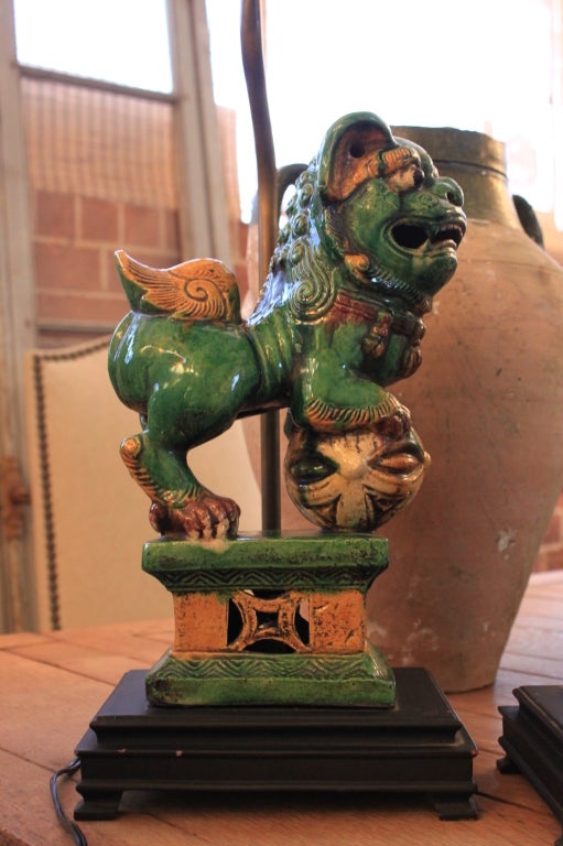18th Century and Earlier 18th C Chinese Foo Dogs