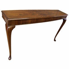 English Walnut Entry Table Console