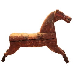 Early 19th C French Wood Horse