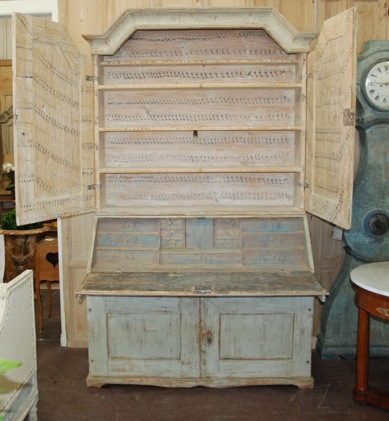 18th Century and Earlier 18th Century Period Swedish Cupboard