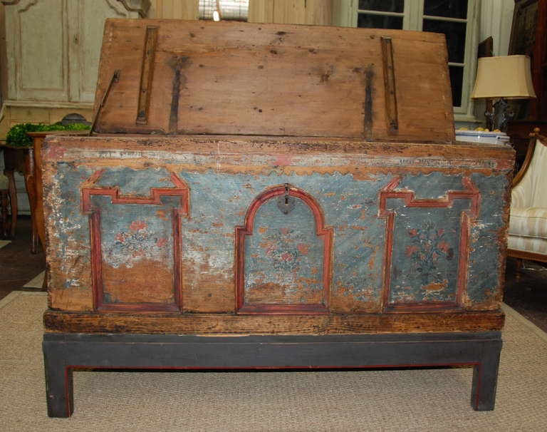 18th Century Polychrome French Chest 1