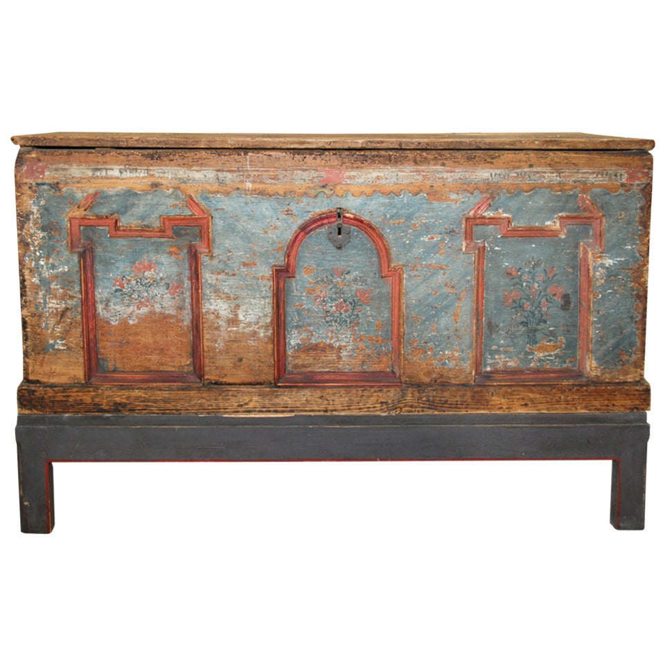 18th Century Polychrome French Chest