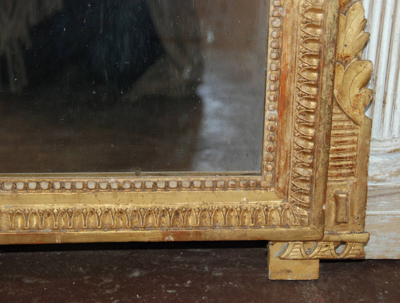 French Hand-Carved Mirror 1