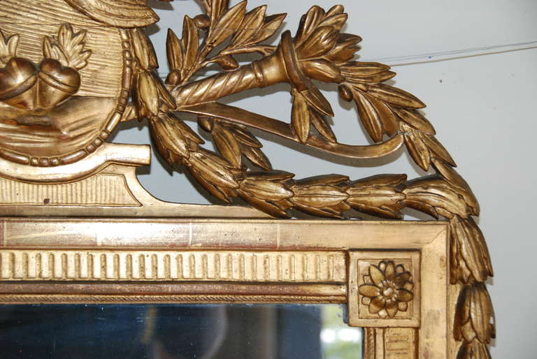 Louis XVI Mirror de Mariage In Good Condition In Encinitas, CA