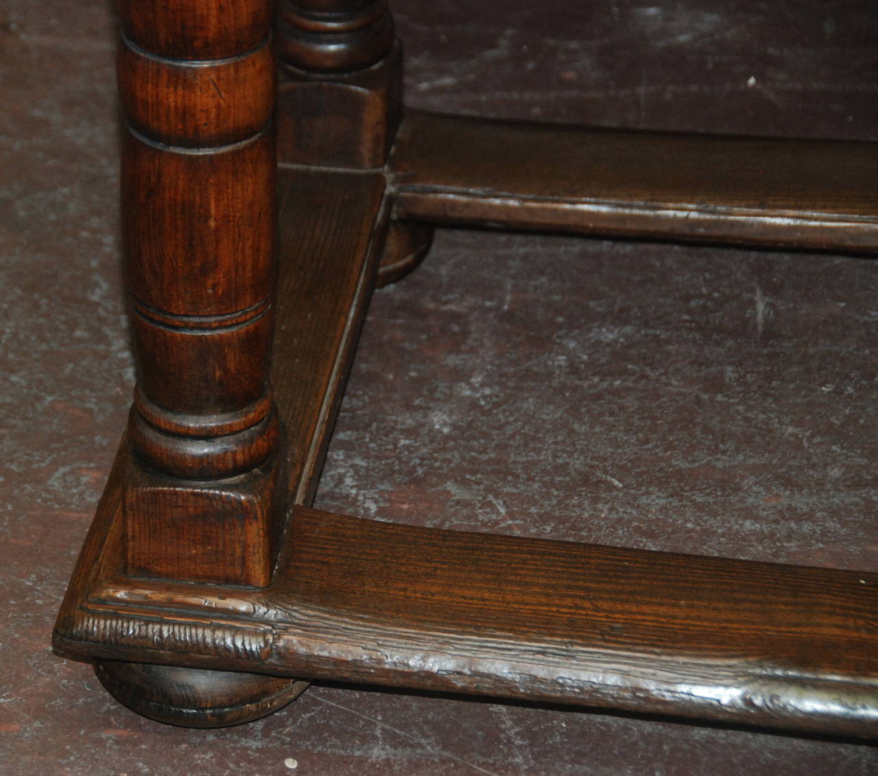 French Walnut Refectory Table 19th c. 3