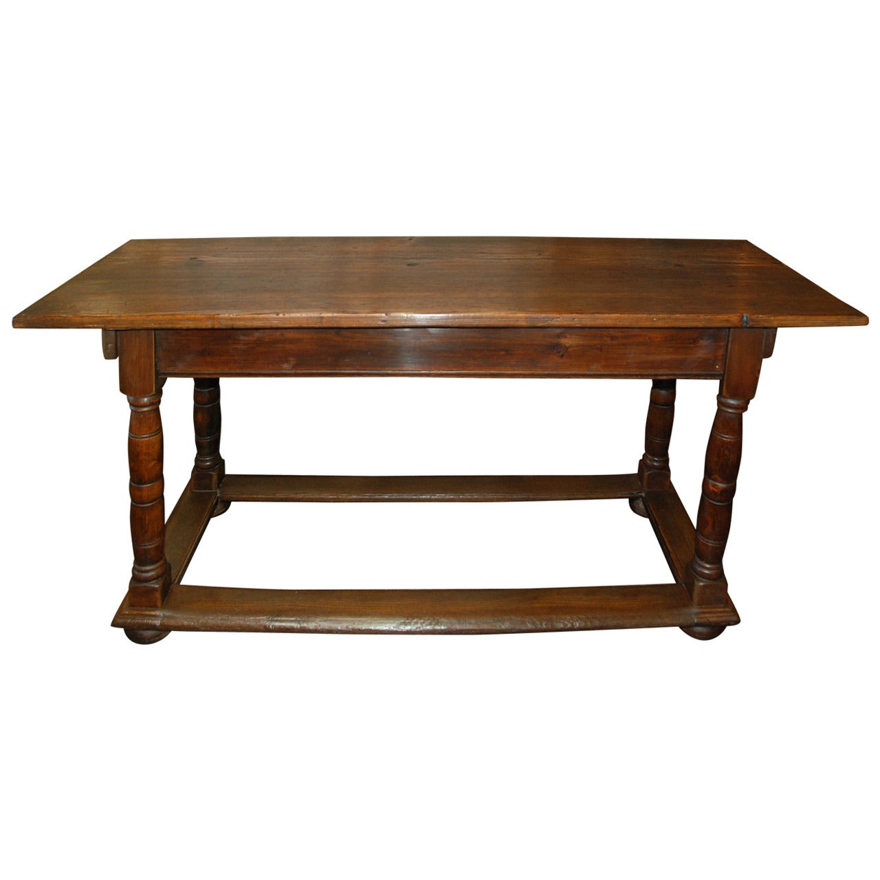 French Walnut Refectory Table 19th c.