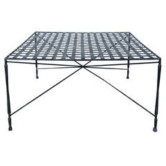 Mid-Century John Good Iron Coffee Table