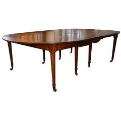 Antique 18th Century Large Walnut Dining Table