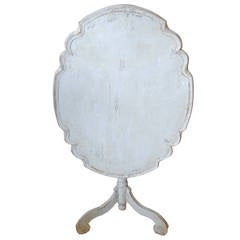 Swedish Rococo Pedestal Table