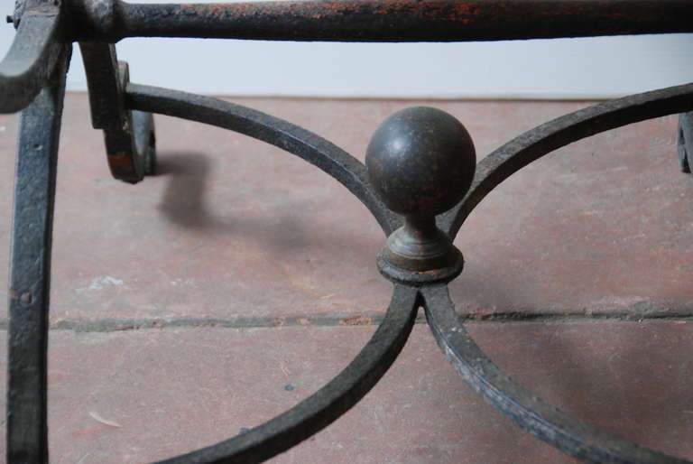 19th Century French Marble Top Console Table 2