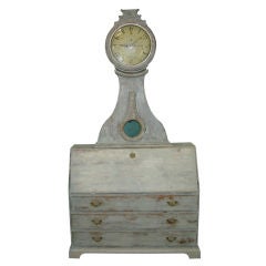 Gustavian Clock Cupboard