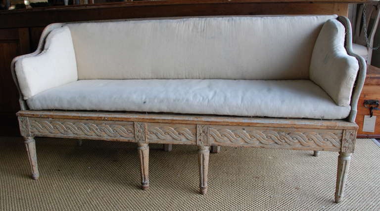 18th Century Swedish Trag Sofa