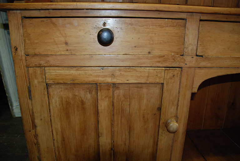 19th Century Large English Pine Dog Kennel Cupboard
