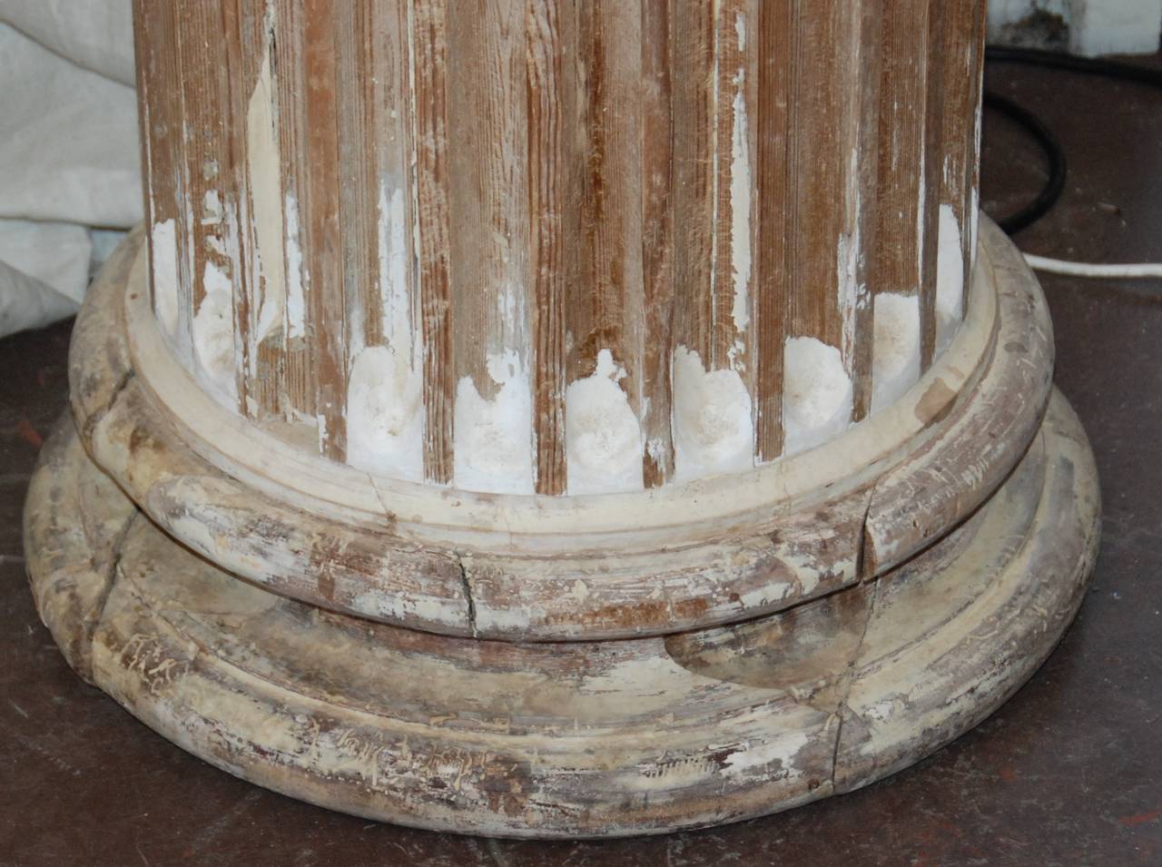 Pair of 19th Century Wood Columns 1