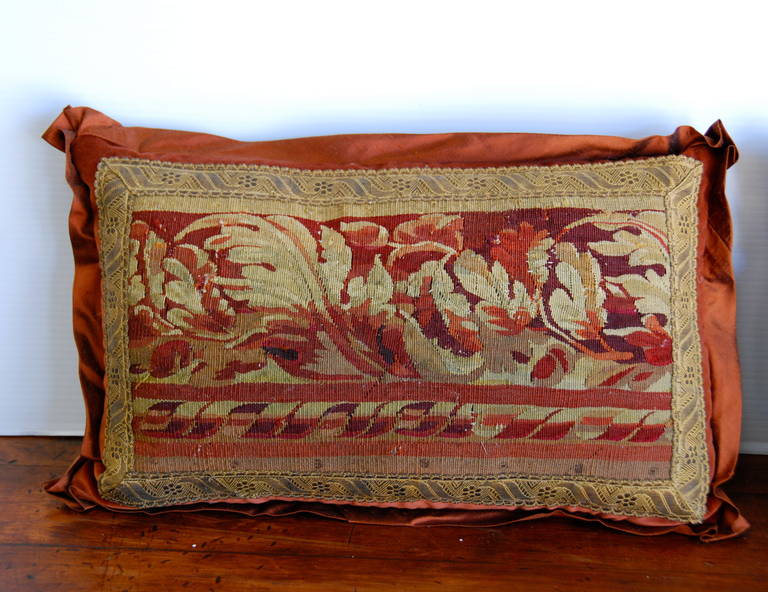 18th Century French Aubusson Tapestry Pillows at 1stdibs